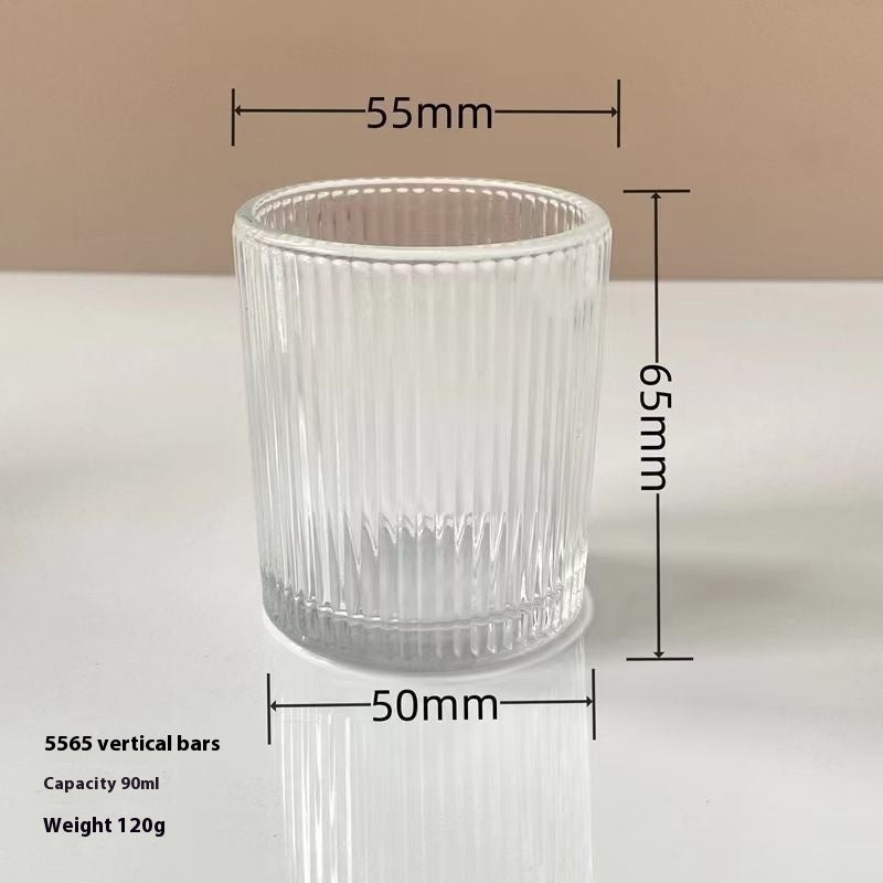 Glass Candle Cup – Aromatherapy Holder for Home Décor