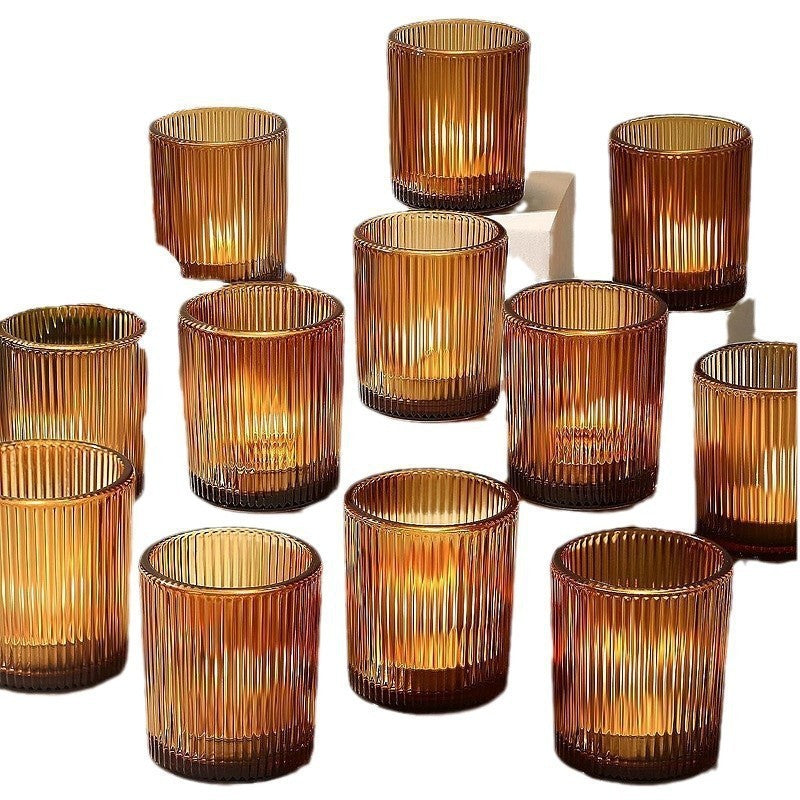 Glass Candle Cup – Aromatherapy Holder for Home Décor