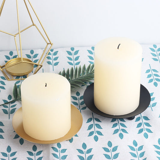 LED Candle Base with Iron Plate – For Flameless & Wax Candles