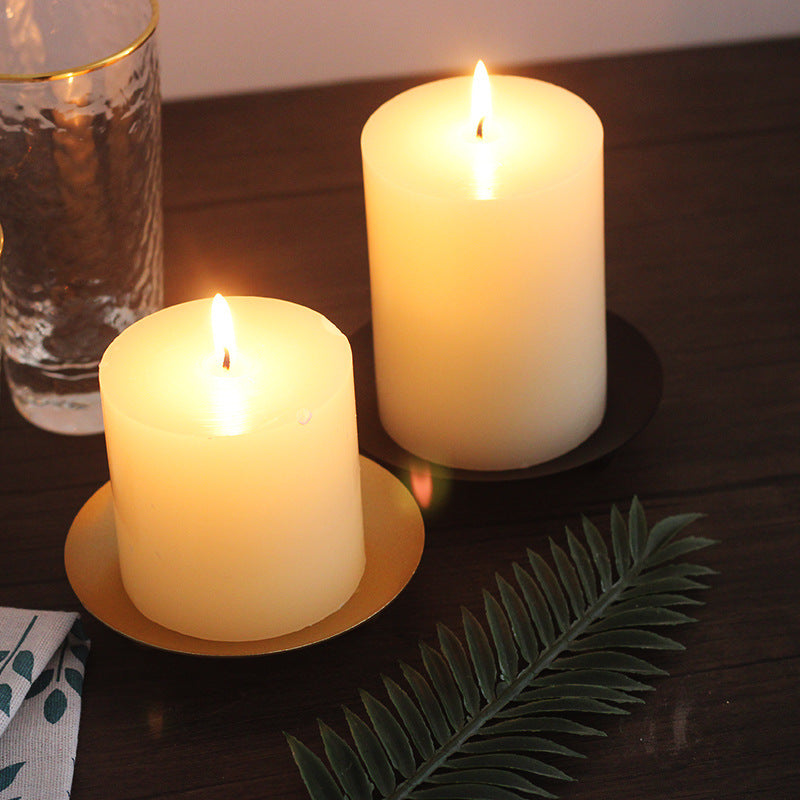LED Candle Base with Iron Plate – For Flameless & Wax Candles