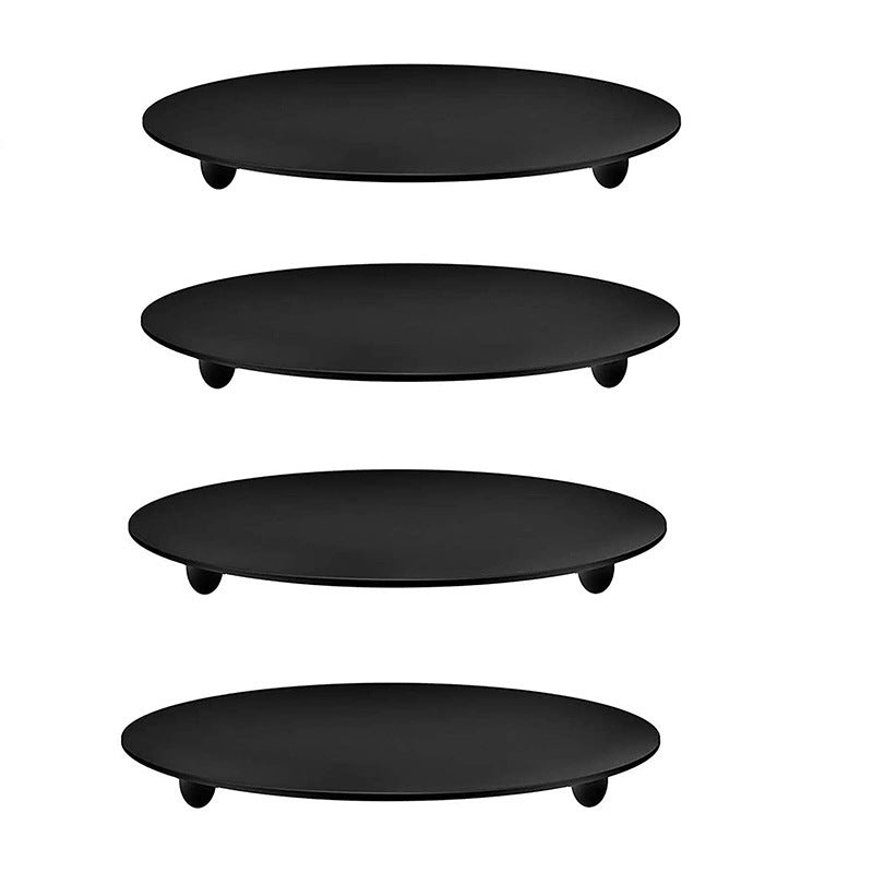 LED Candle Base with Iron Plate – For Flameless & Wax Candles