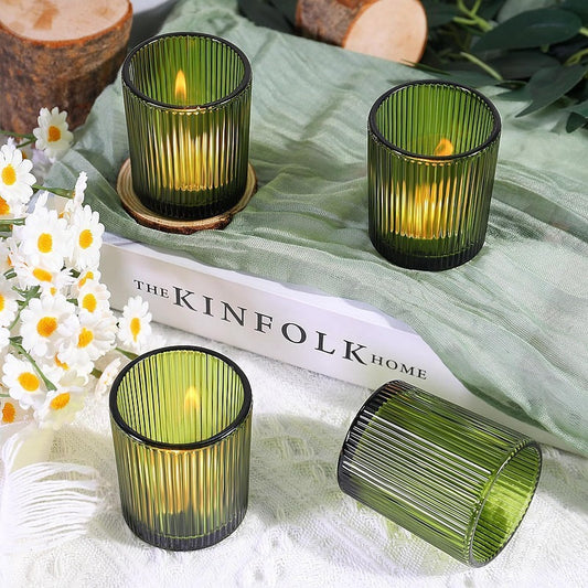 Glass Candle Cup – Aromatherapy Holder for Home Décor
