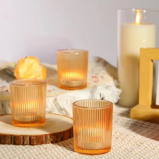 Glass Candle Cup – Aromatherapy Holder for Home Décor